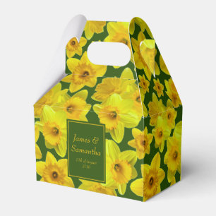 Gult Vår Daffodil - Bröllop Presentaskar