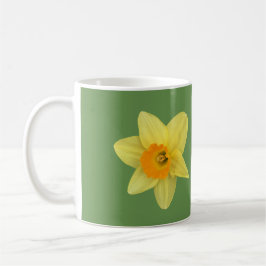 Gult Vår Daffodil Kaffemugg