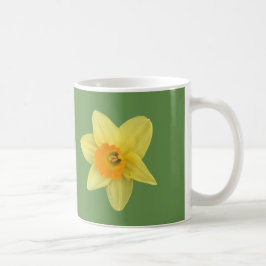 Gult Vår Daffodil Kaffemugg
