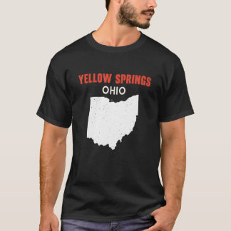 Gult Vår Ohio Förenta staterna Staterna Travel Ohi T Shirt