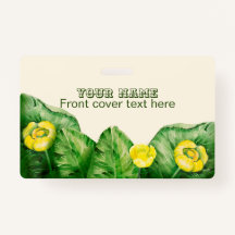 gult vatten-lilja vattenfärg