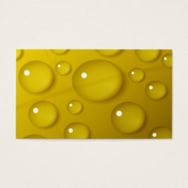 Gult Vatten-versionsbakgrund Visitkort