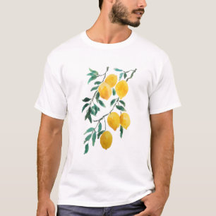 gult: vattenfärg t shirt