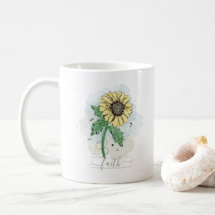 Gult Vattenfärgsfärgsfärgsfärgsfärgsskinn Kaffemugg