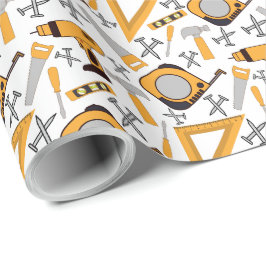 Gult Verktyg Wrapping Papper Presentpapper