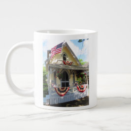 Gult Victorian with Bunting - Martha's Vineyard Jumbo Mugg