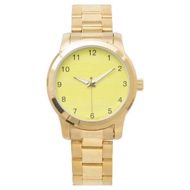 Gult Vinkarare Armbandsur (Framsida)