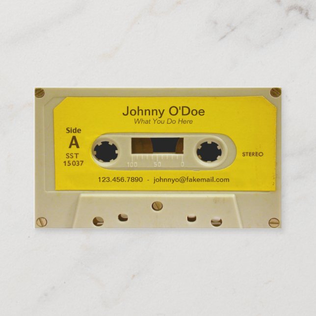 Gult Visitkort (Framsida)