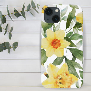 Gult, vit och Grönt Blommigt