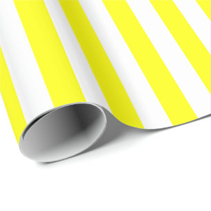 Gult/Vita Rand Presentpapper