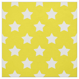 Gult Vita stjärnor Mönster dekorativ textil