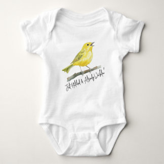Gult Warbler för just Hatched & Already Warblin T Shirt