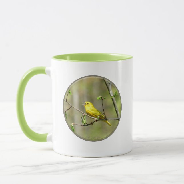 Gult Warbler Mugg (Vänster)
