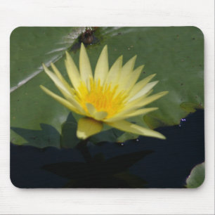 Gult Waterlily mousepad Musmatta