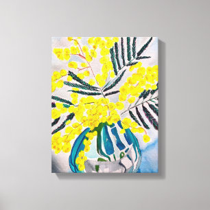 Gult Wattle art native Australian canvas