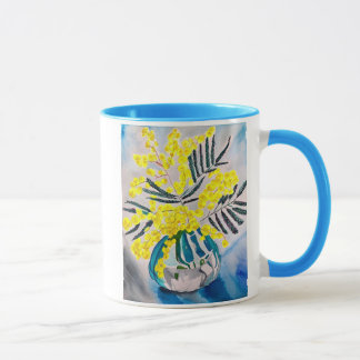 Gult Wattle native Australian blomart Mugg