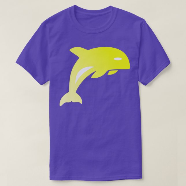 Gult Whale 1 T Shirt (Design framsida)