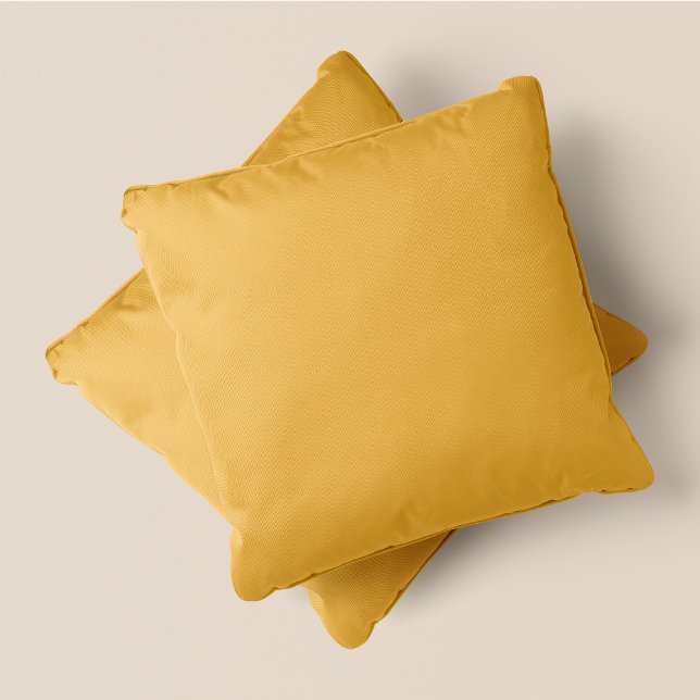Gult - Wheat Stalk - #E7BE5F - Kudde (Shades Of Yellow - Wheat Stalk - #E7BE5F - Throw Pillow)