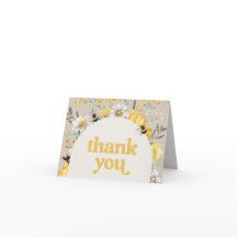 Gult Wildblombi har fällts av tackkort