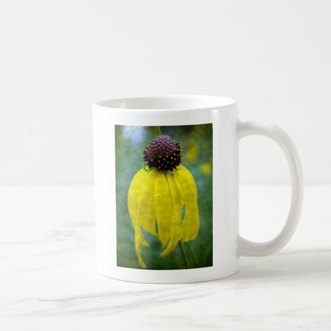 Gult Wildblomma Kaffemugg (Höger)