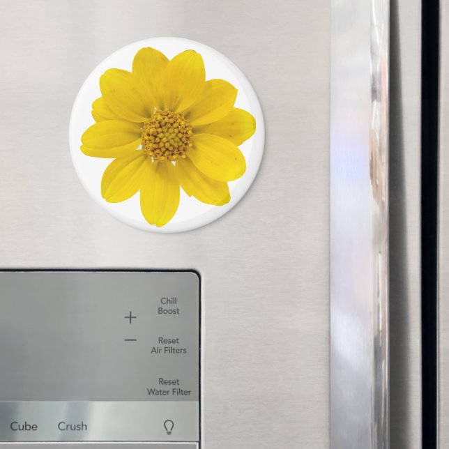 Gult Wildblomma Magnet (In Situ (Fridge))