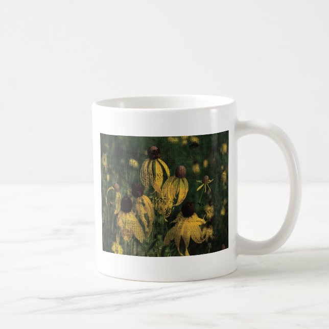 Gult Wildblommor Kaffemugg (Höger)