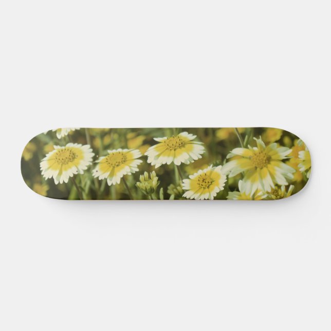Gult Wildblommor Mini Skateboard Bräda 18,7 Cm (Horz)
