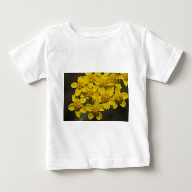 Gult Wildblommor T-shirt (Framsida)