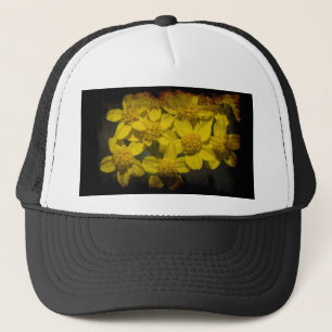 Gult Wildblommor Truckerkeps