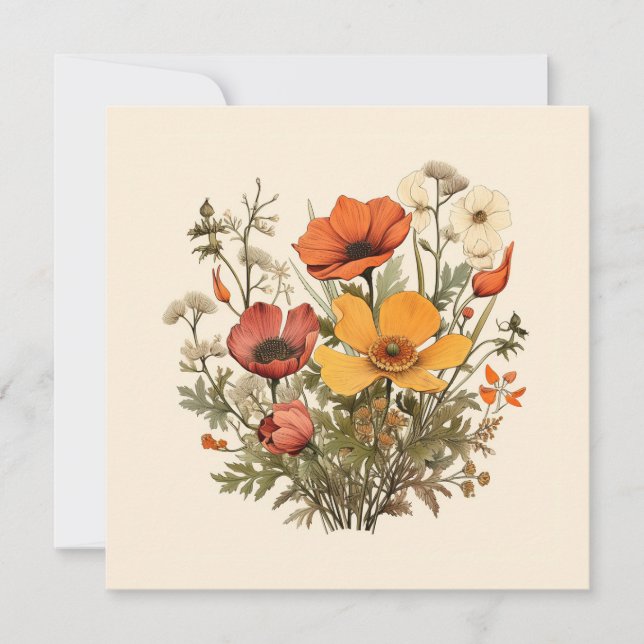 Gult WildblomPlant Bouquet Botanical Garden (Framsida)