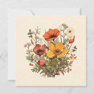 Gult WildblomPlant Bouquet Botanical Garden