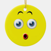 Gult Wow Förvånad Emoji-eget namn