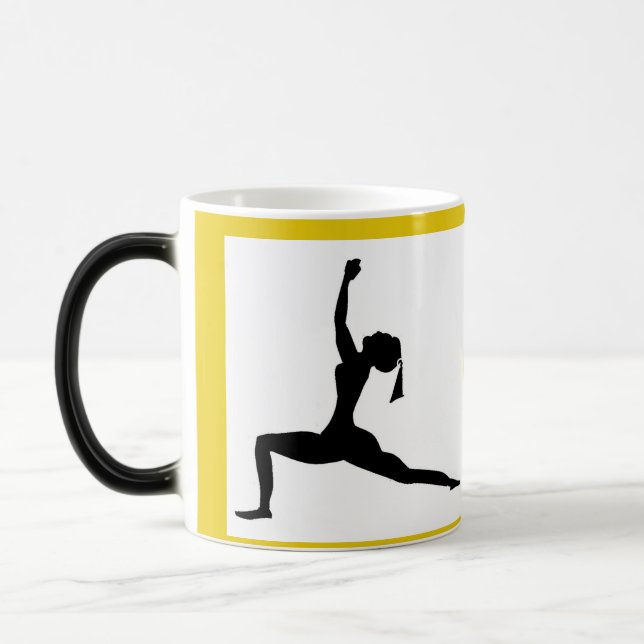 Gult Yoga Magisk Mugg (Vänster)