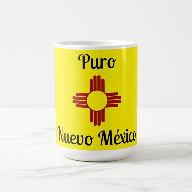 Gult Zia Sol Puro Nuevo Mexiko Kaffemugg (Center)