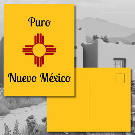 Gult Zia Sol Puro Nuevo Mexiko Vykort