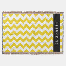 Gult Zigzag, Gult Chevron, ditt namn