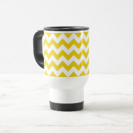 Gult Zigzag, Gult Chevron, Geometric Mönster Resemugg