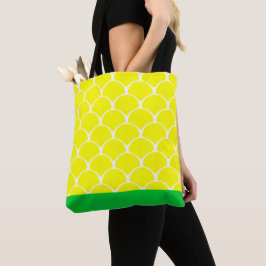 Gulten Ananas tote Bag Tygkasse