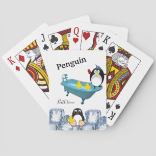 Gulten Ankor för uppspelningskortsdekpenguin-badti Casinokort