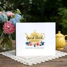 Gulten Baby Shower för tea Pot & Blommigt Tea Part