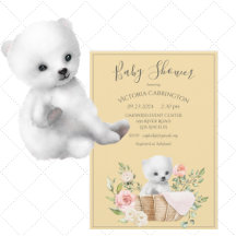 Gulten Babykläder för polar Bear Watercolor