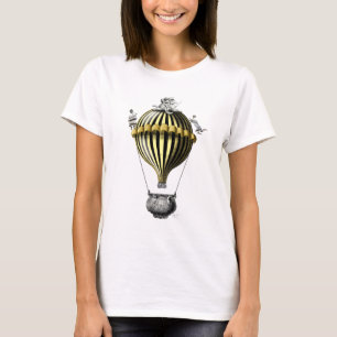 Gulten Baroque Ballon Black Tee Shirt
