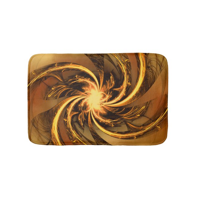 Gulten Bath Mat Fractal Twisted Glow Badrumsmatta (Framsidan)