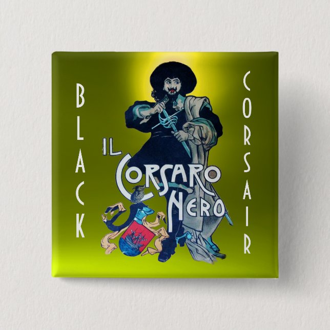 GULTEN BLACK CORSAIR Gem Knapp (Framsida)