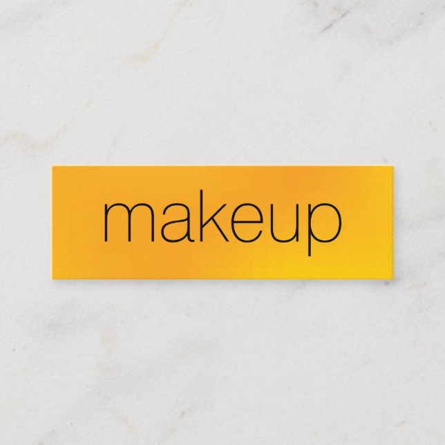 Gulten Blandad bakgrund för minimal Chic  Mini Visitkort (Framsida)