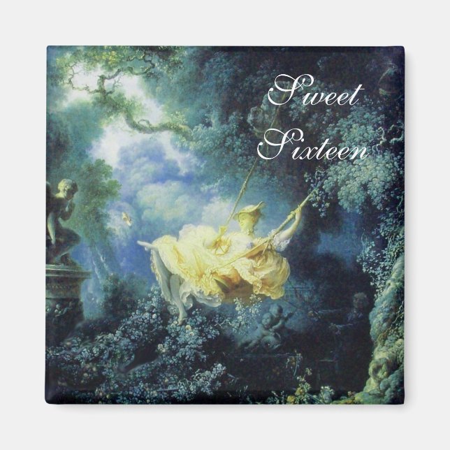 GULTEN Blått för grönten SWING ,SWEET SIXTEEN PART Magnet (Framsidan)