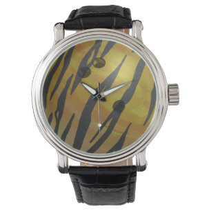 Gulten Bowling Ball Tiger Armbandsur