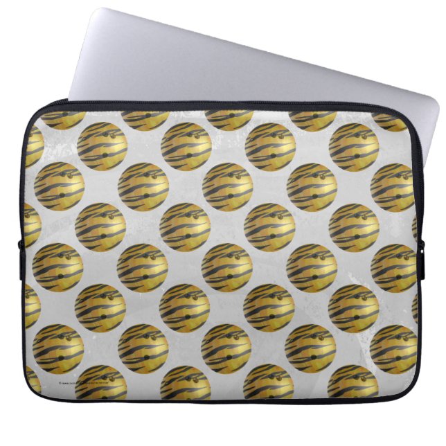 Gulten Bowling Ball Tiger Laptop Sleeve (Framsidan)