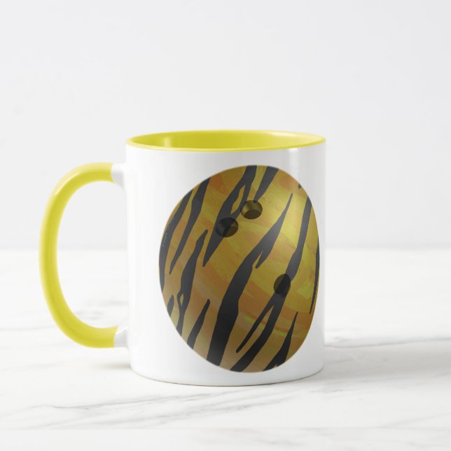 Gulten Bowling Ball Tiger Mugg (Vänster)
