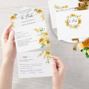 Gulten Bröllop Tear OSA Blommigt Elegant